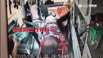 司機視線死角　竟讓婦人捲入車底