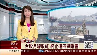 台股月線收紅　終止連四黑陰霾