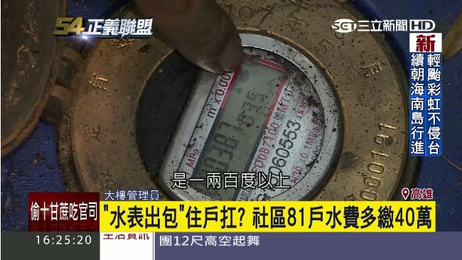 扯！社區水表出包　水費多繳40萬