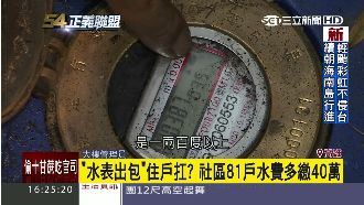 扯！社區水表出包　水費多繳40萬