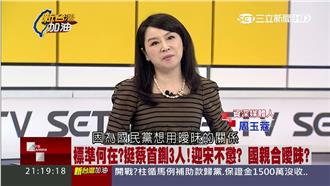 藍委選情不樂觀　周玉蔻：需要宋楚瑜