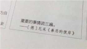尼采　圖／翻攝自《一本好小說的誕生》臉書