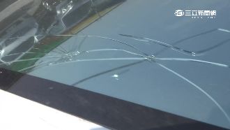 車場遇颱棚架倒砸車　車主怒業者不賠