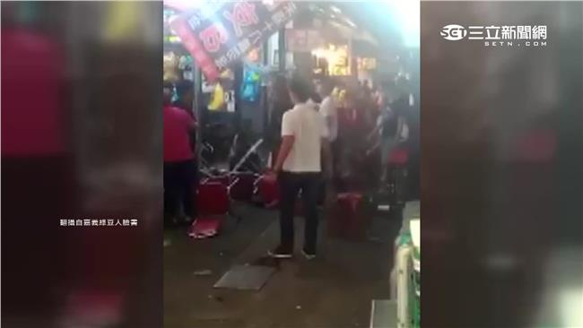 男女感情糾紛　夜市麻將攤衰尾被砸