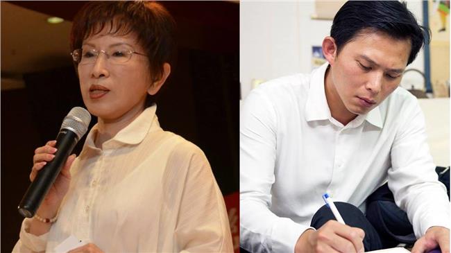 柱姊堅持選到底　黃國昌大讚有原則