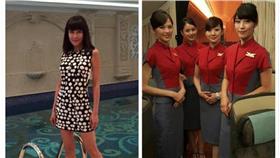 羅霈穎＿華航空姐＿制服（圖／翻攝自羅霈穎、China Airlines 中華航空臉書）