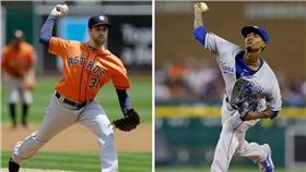MLB／美聯分區系列賽Yordano VenturaV.S.Collin McHugh（圖／美聯社／達志影像）