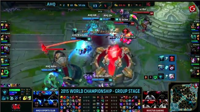 《LOL》世界賽　ahq戰勝中國隊