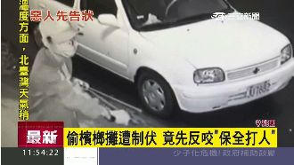 行竊被逮　離譜小偷辯：保全打我