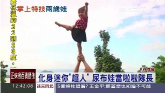 最幼齒啦啦隊　2歲娃掌心表演朝天瞪