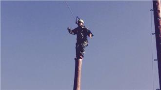 驚！鄭志偉、陳曉菁尖叫挑戰走鋼索