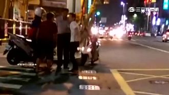 嫌後車「燈太亮」　騎士火大揮帽打人