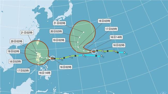 巨爵恐轉中颱　防「共伴效應」大雨