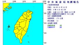 地震／中央氣象局