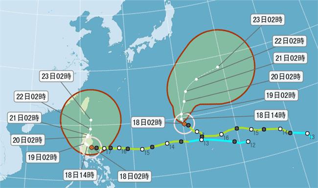 「巨爵」變強颱　周二是影響台灣關鍵