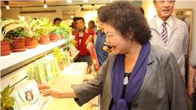 陳菊蒞臨「小英商號」（圖／翻攝自蔡英文臉書）