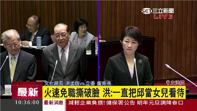 調整邱職務　洪孟啟：同仁憂影響升遷