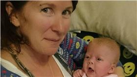 早產女嬰-圖／翻攝自Sharon Grant臉書
