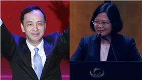 朱立倫,蔡英文,2016總統大選（組圖／翻攝蔡英文臉書、美聯社達志影像）