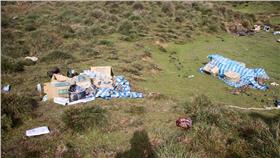 南三段垃圾－翻攝自台灣百岳之美