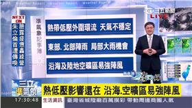 巨爵減弱變熱低壓 北東地區小心大雨