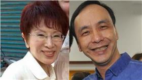 朱立倫,洪秀柱,黨員,換柱,總統,剃光頭,決心,競選▲圖／取自朱立倫、洪秀柱臉書