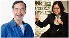 朱立倫、蔡英文（圖／翻攝自朱立倫臉書、蔡英文臉書）