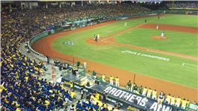 台灣大賽第五戰進場人數(記者王怡翔攝)