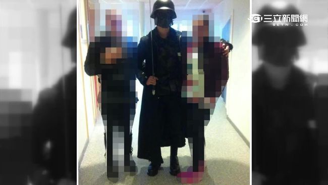 這不是萬聖節！男扮黑武士闖校園砍人