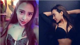 嫩模賣原味內衣　組圖／翻攝自_Angebaby微博