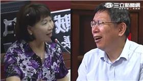 厲耿桂芳、柯文哲／資料照