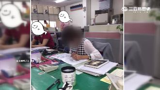 被爆上班塗鴉看書　戶政員淚歉稱紓壓