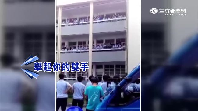 不爽教官禁令　台中高工學生佔樓抗議