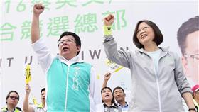 蔡英文出席立委李俊俋競選總部成立大會（圖／翻攝自蔡英文臉書）
