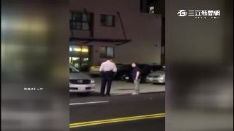 取締違停婦人不服　街頭扯嗓罵警