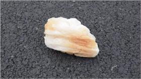 糞便,結晶,石塊／翻攝自英國鏡報