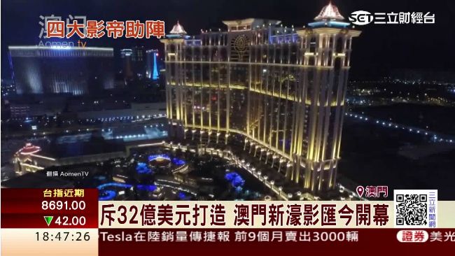 澳門新濠影匯開幕　何猷龍砸十億造勢
