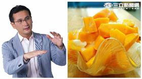 鄭運鵬與芒果（合成圖／翻攝自鄭運鵬FB、PTT）