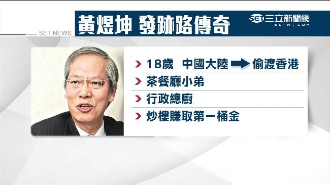 黃煜坤致富靠炒股　從偷渡客晉升富豪