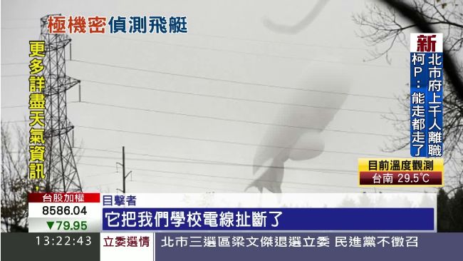 美軍防禦出大包　機密巨大飛艇竟逃軍
