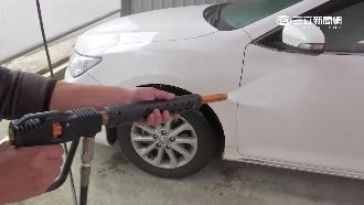 防客噴漆偷水槍　10元洗車不通宵了