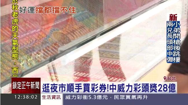逛夜市隨手買彩券　夫妻中28億