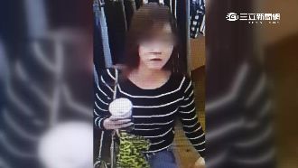 女賊激似林熙蕾　偷衣服店家全目睹