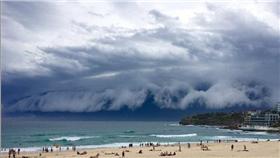 海嘯雲,澳洲,雪梨／翻攝自DailyMail