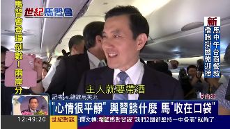 幻象戰機護航　馬專機上大方分享心情