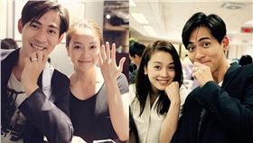 周渝民,喻虹淵　圖／翻攝自臉書、微博