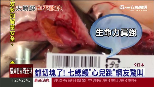 切塊鰻魚心砰砰跳！日網友嚇壞不敢買