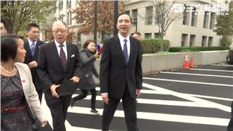 拜會美官員　朱從「正門」進國務院