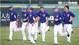 12強中華隊熱身（圖／記者王怡翔攝）