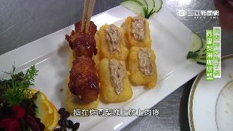 咖啡鳳梨蝦肉捲　奇妙口感超美味